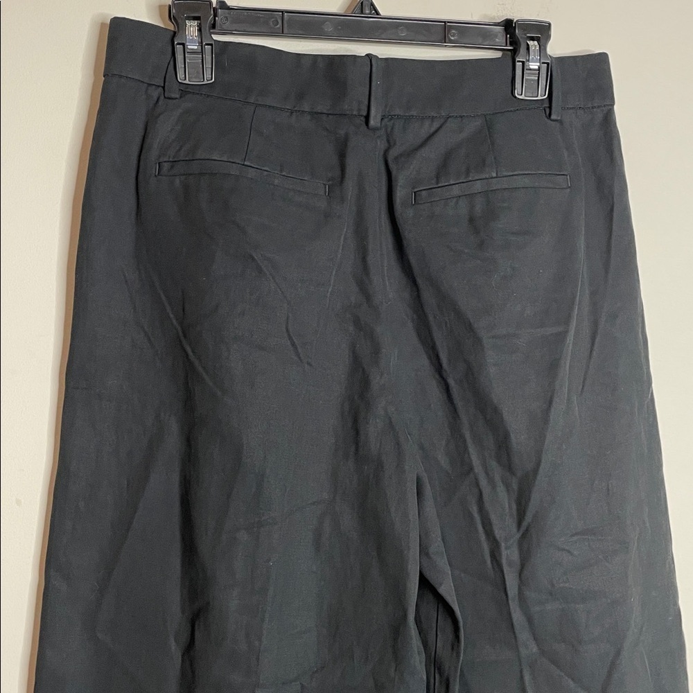 Madewell | Women’s Black The Slouchy Straight Pants Size 6 NWT - Picture 4 of 8